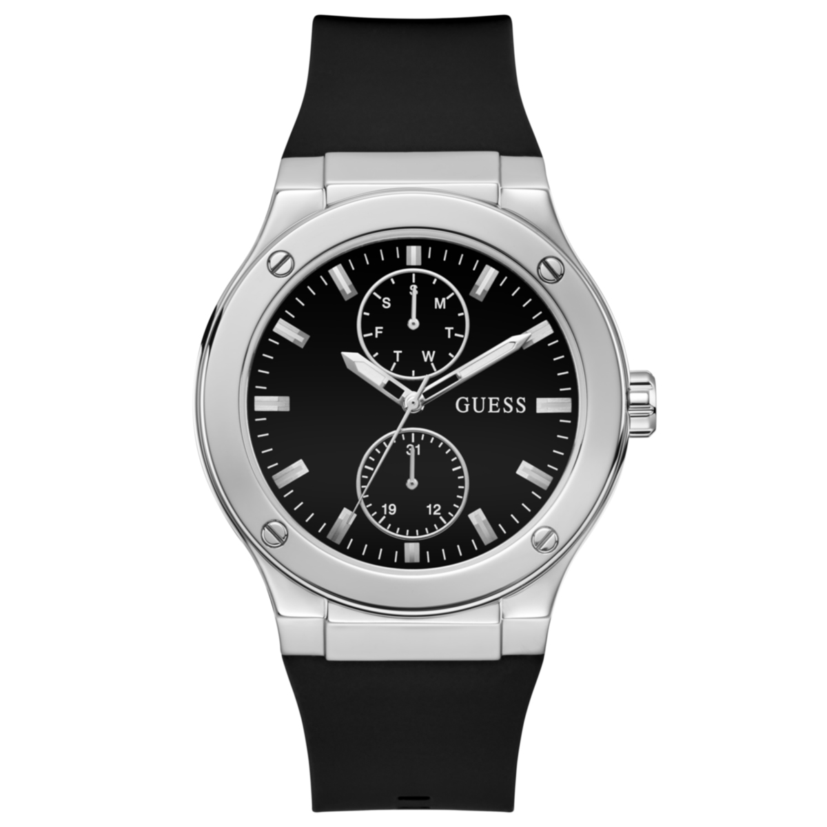 MONTRE GUESS HOMME M.FONCTION SILICONE